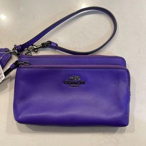 Brand new Coach Wristlet Purple